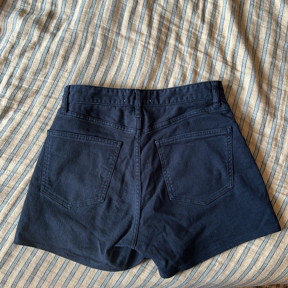 Buck Mason Black Denim Shorts - Picture 2 of 5
